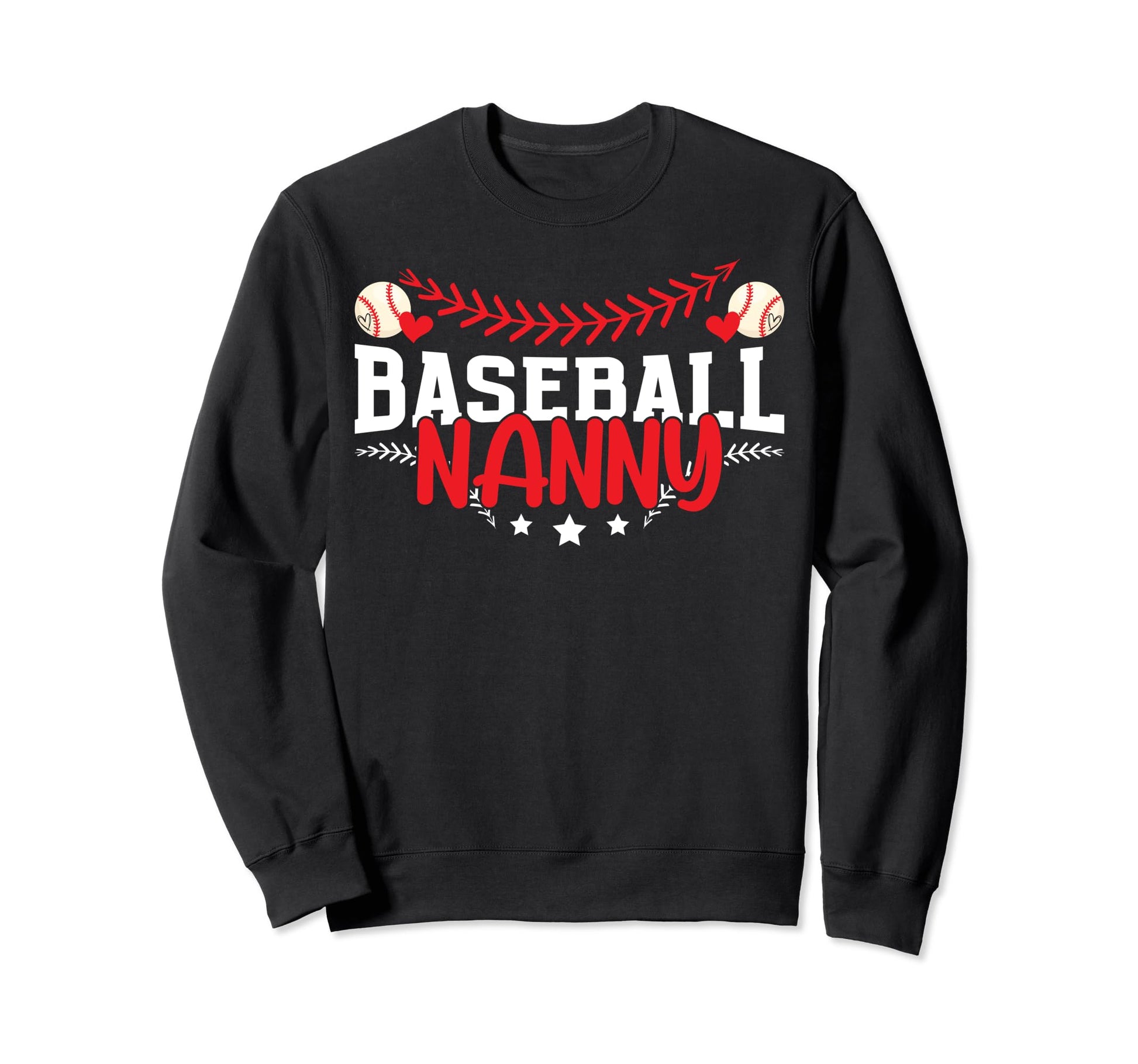Baseball Nanny Baseball Player Nanny Sweatshirt - Minimalist Print Unisex - T-Shirt, Sweatshirt, Hoodie