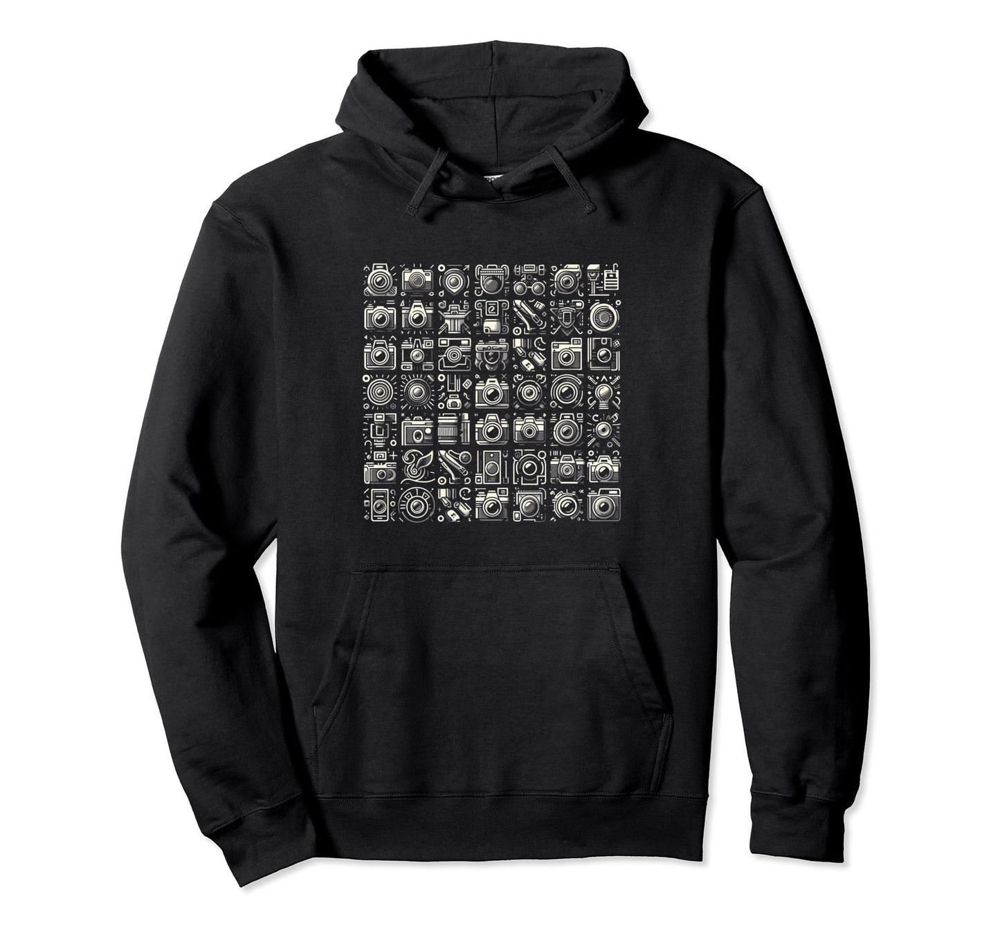 Funny Camera Hoodie - Trendy Graphic Men Women - T-Shirt, Sweatshirt, Hoodie