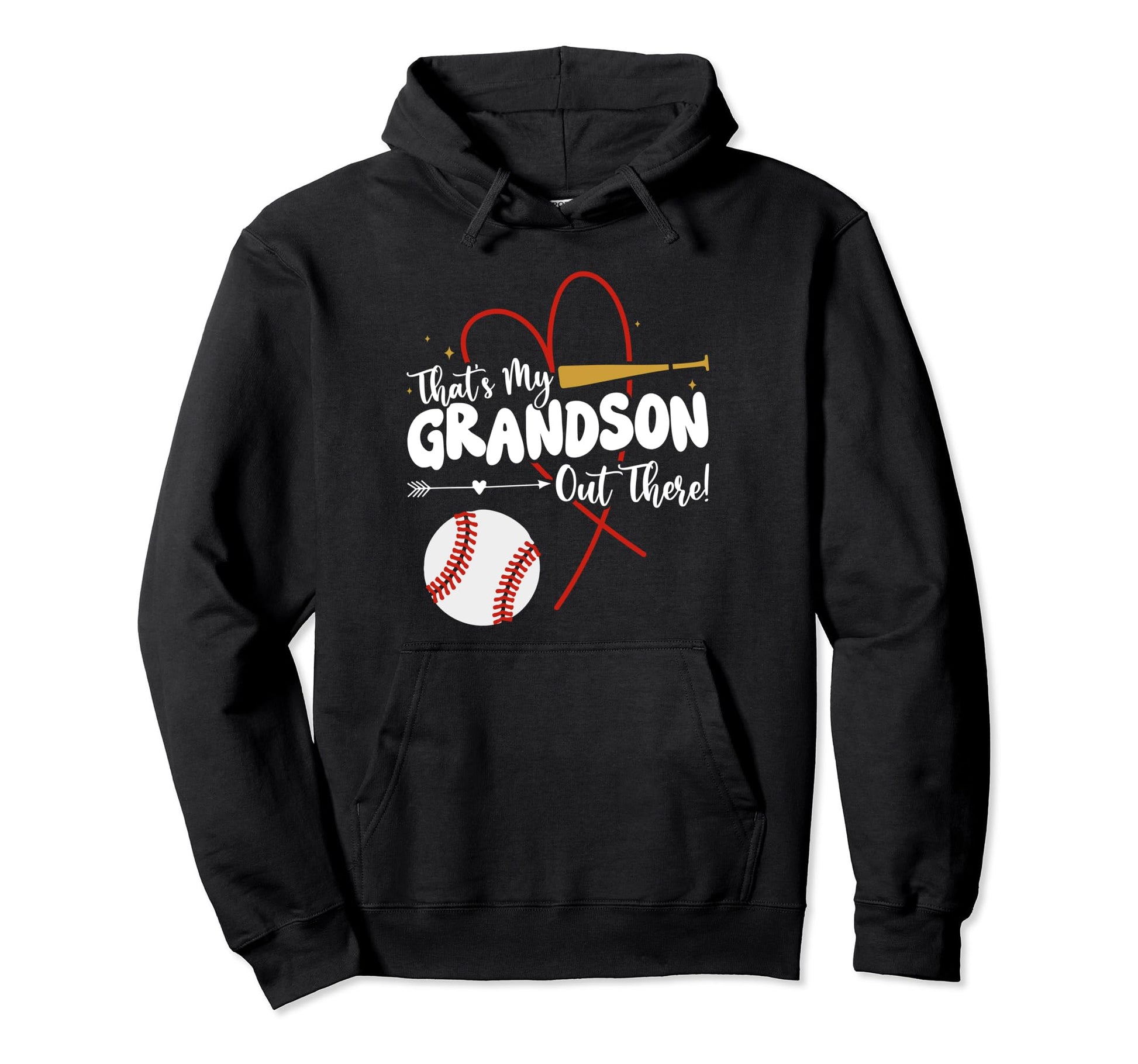 Thats My Grandson Out There Mothers Hoodie - Minimalist Print for Adults - T-Shirt, Sweatshirt, Hoodie