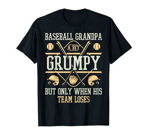 Mens Grandpa Baseball Fan Grandfather T-Shirt - Novelty Apparel Unisex - T-Shirt, Sweatshirt, Hoodie