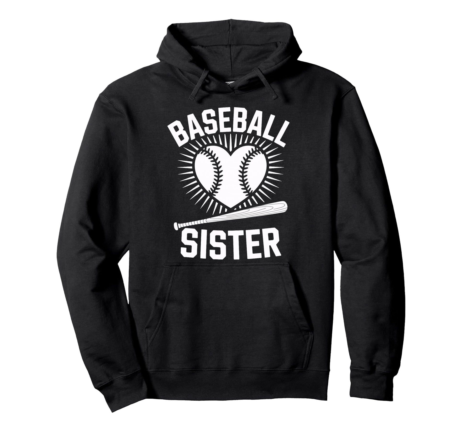 Baseball Sister Game Supporter Hoodie - Streetwear Style Unisex - T-Shirt, Sweatshirt, Hoodie