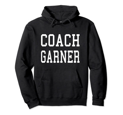 Coach Garner Custom Football Soccer Hoodie - Minimalist Print Unisex - T-Shirt, Sweatshirt, Hoodie