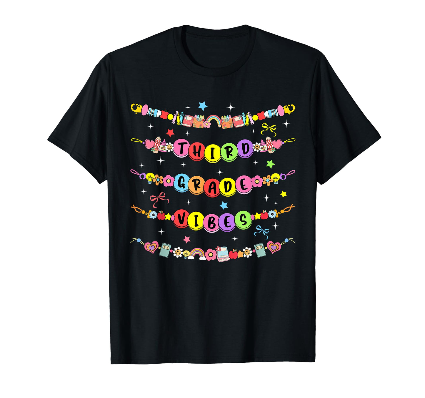 Third Grade Vibes Friendship T-Shirt - Fun Novelty Design Men Women - T-Shirt, Sweatshirt, Hoodie