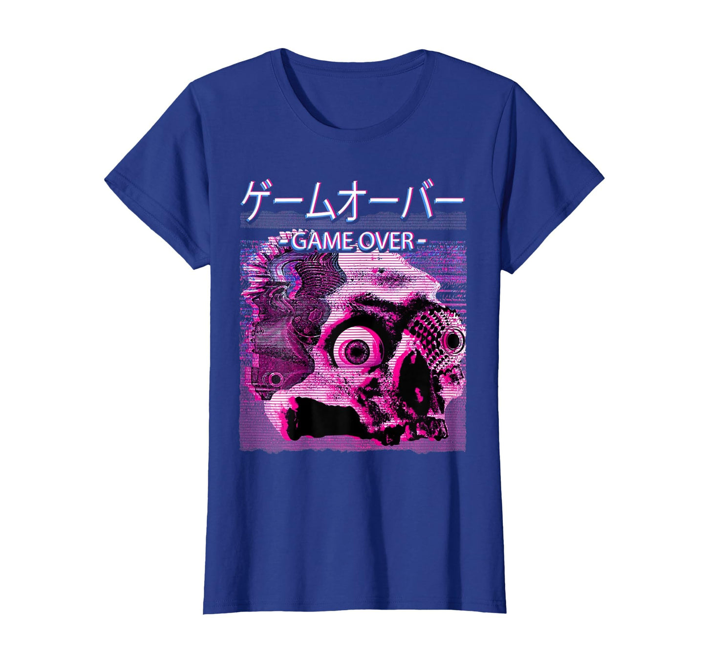 Japanese Game Over Vaporwave Sad T-Shirt - Fun Novelty Design Unisex - T-Shirt, Sweatshirt, Hoodie