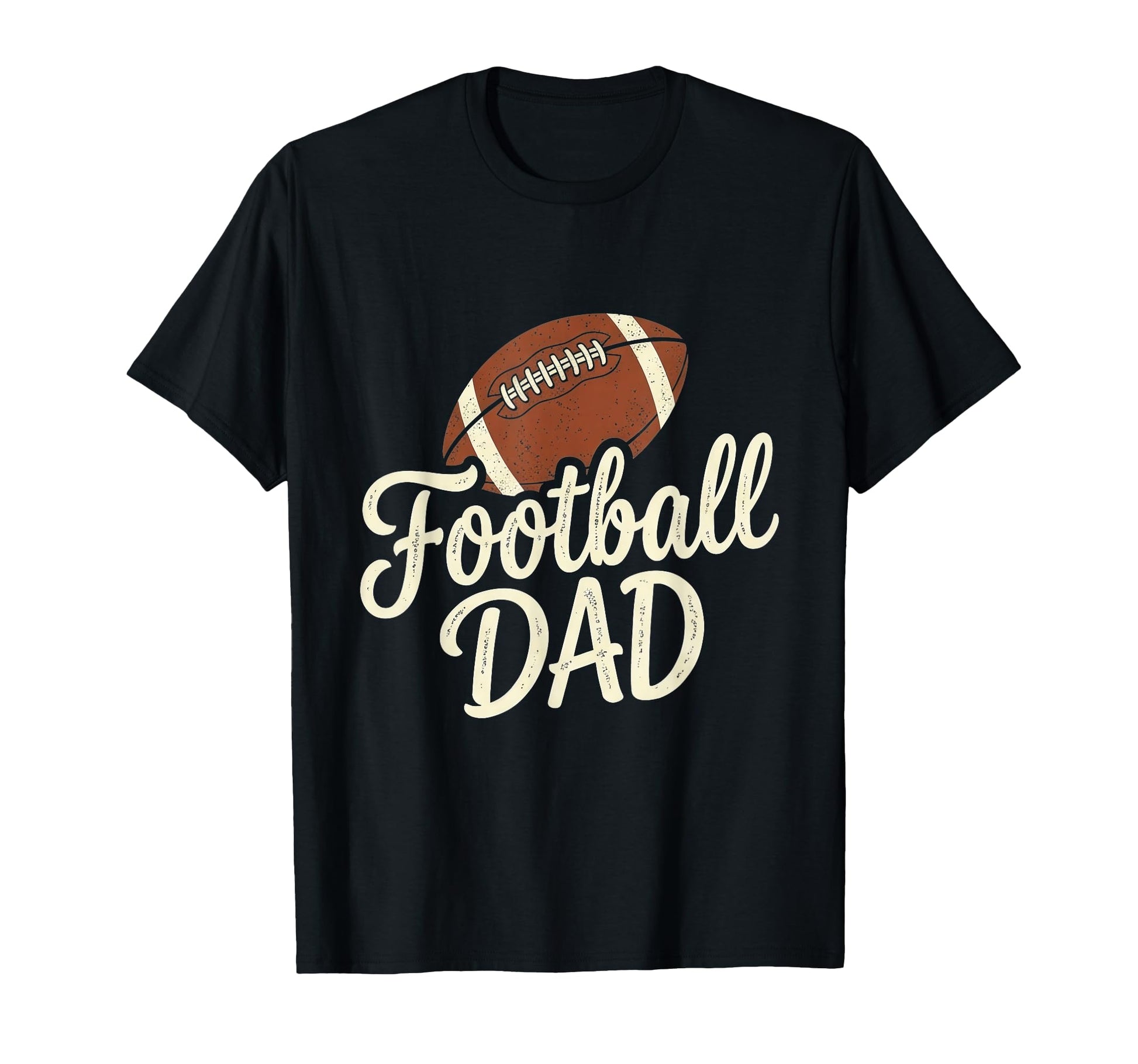 Football Dad Happy Fathers Day Bday T-Shirt - Custom Art Print for Adults - T-Shirt, Sweatshirt, Hoodie