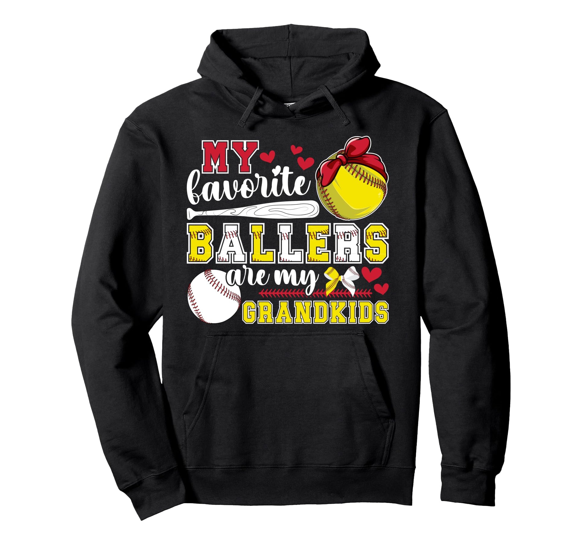 My Grandkids Baseball Softball Gigi Hoodie - Trendy Graphic Men Women - T-Shirt, Sweatshirt, Hoodie