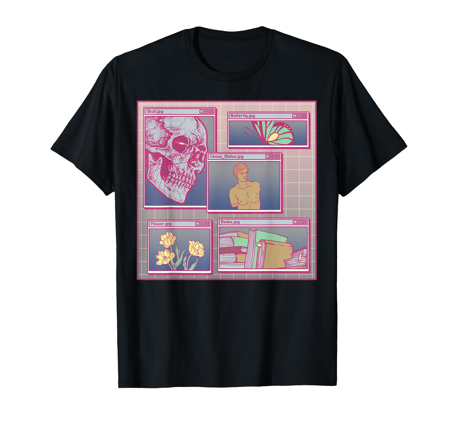 Vaporwave Aesthetic Soft Grunge T-Shirt - Custom Art Print Unisex - T-Shirt, Sweatshirt, Hoodie