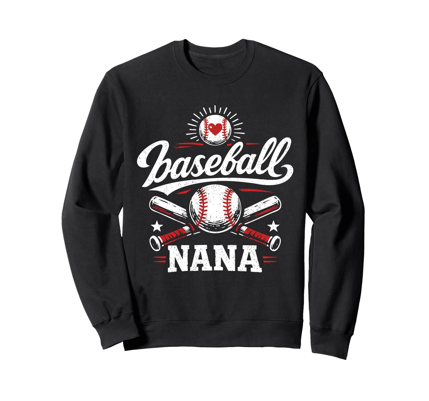 Baseball Nana Proud Loud Senior Sweatshirt - Minimalist Print Unisex - T-Shirt, Sweatshirt, Hoodie