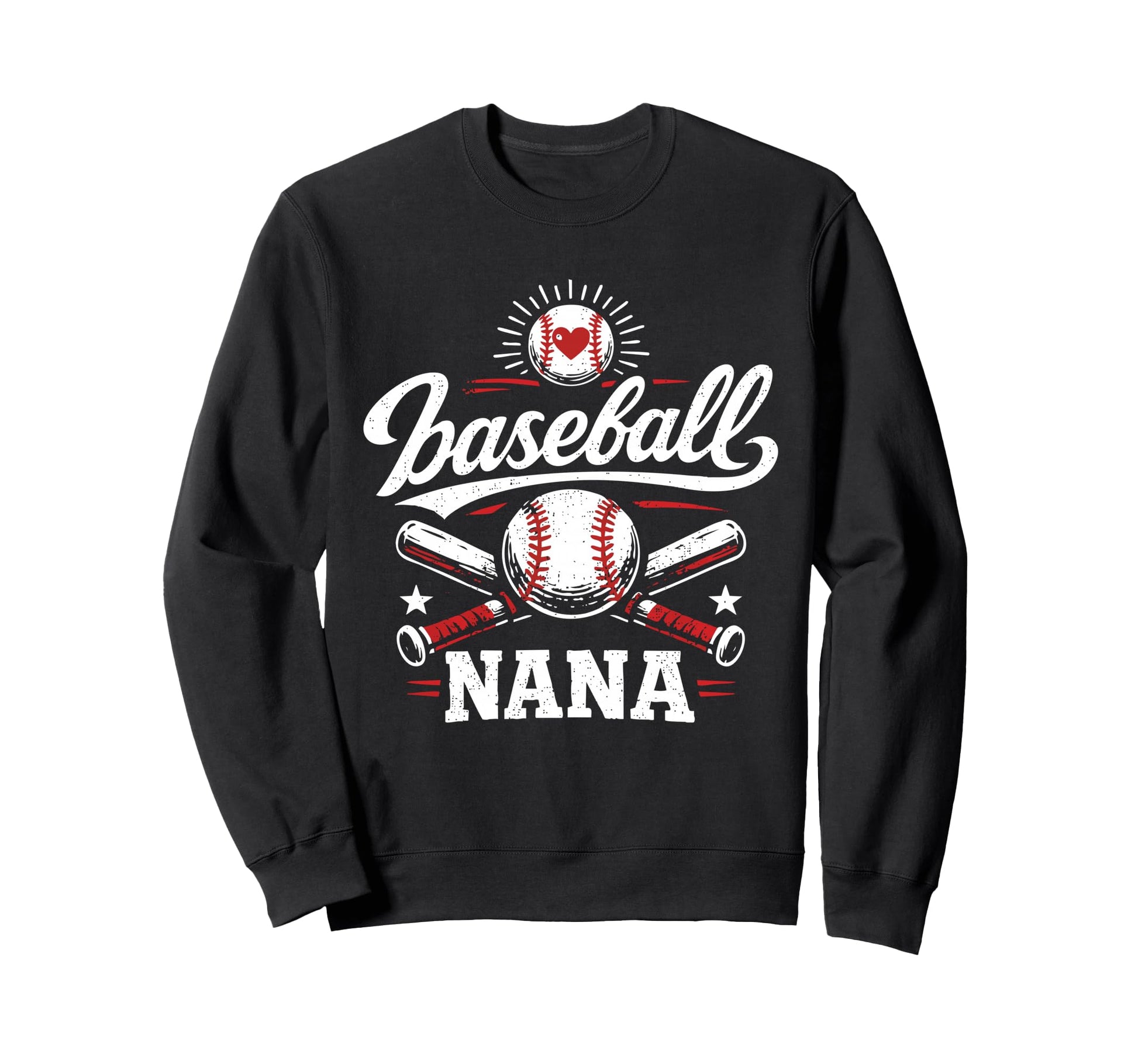 Baseball Nana Proud Loud Senior Sweatshirt - Minimalist Print Unisex - T-Shirt, Sweatshirt, Hoodie