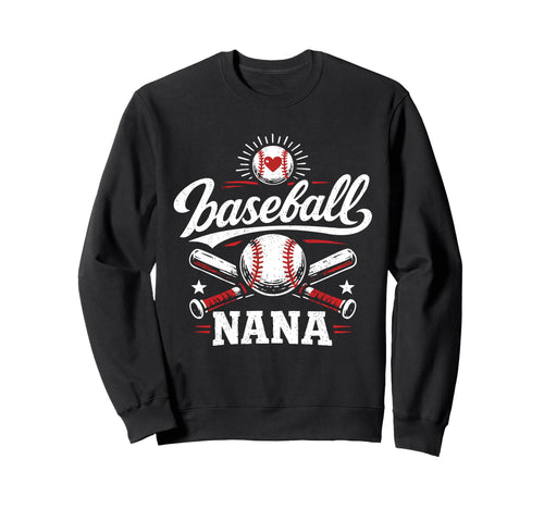 Baseball Nana Proud Loud Senior Sweatshirt - Minimalist Print Unisex - T-Shirt, Sweatshirt, Hoodie