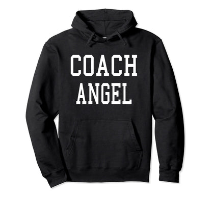 Coach Angel Custom Football Soccer Hoodie - Unique Graphic for Adults - T-Shirt, Sweatshirt, Hoodie