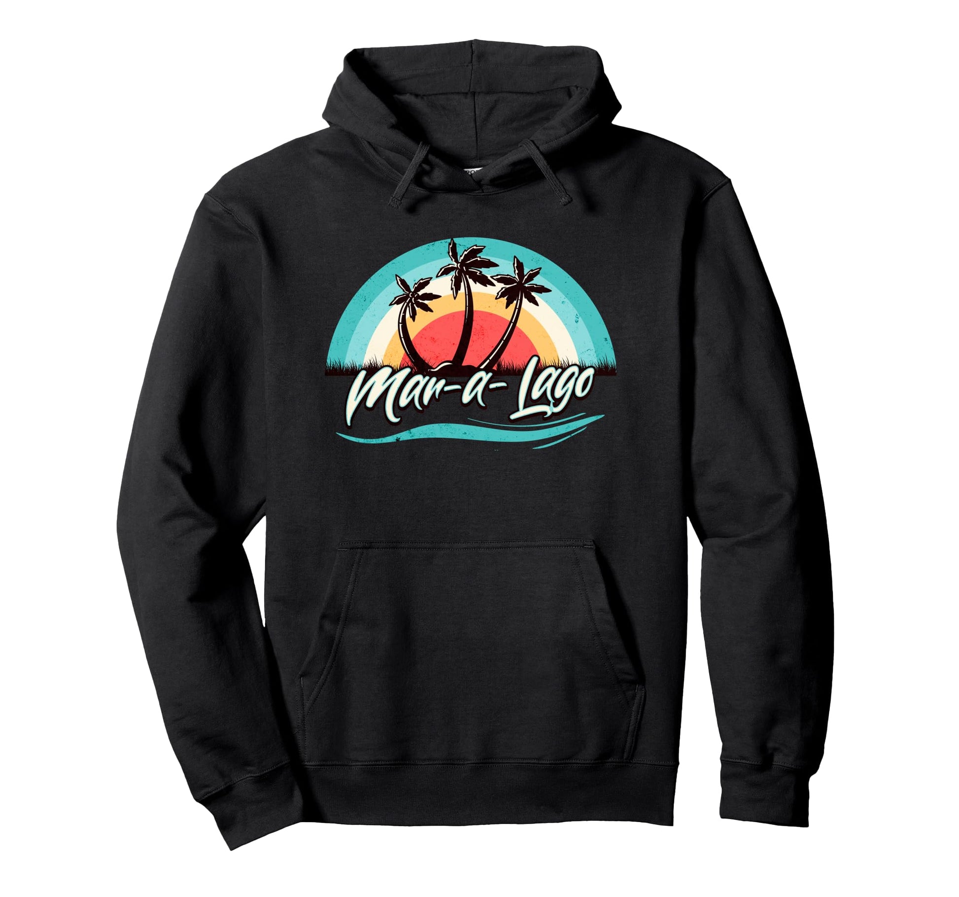 Matching Family Vacation Sunset Mar Lago Hoodie - Minimalist Print Unisex - T-Shirt, Sweatshirt, Hoodie