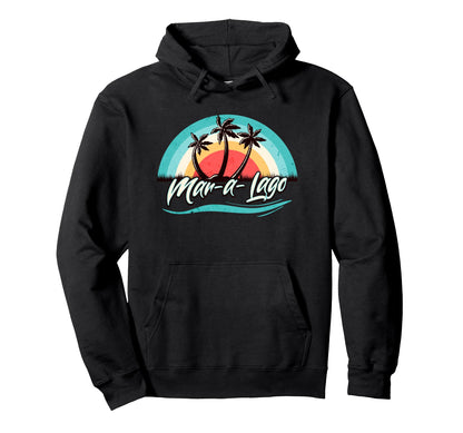Matching Family Vacation Sunset Mar Lago Hoodie - Minimalist Print Unisex - T-Shirt, Sweatshirt, Hoodie