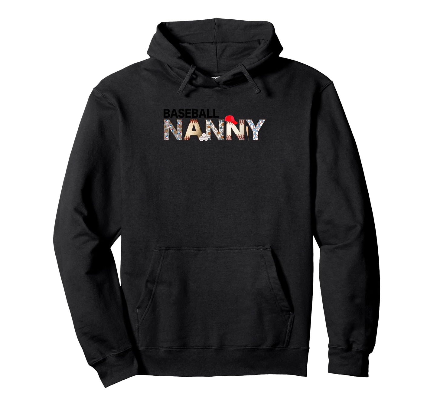 Baseball Nanny Sports Theme Hoodie - Streetwear Style Men Women - T-Shirt, Sweatshirt, Hoodie