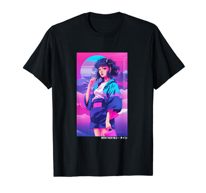 Vaporwave Aesthetic Lofi Japan 80S Tokyo T-Shirt - Trendy Graphic Unisex - T-Shirt, Sweatshirt, Hoodie