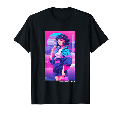 Vaporwave Aesthetic Lofi Japan 80S Tokyo T-Shirt - Trendy Graphic Unisex - T-Shirt, Sweatshirt, Hoodie