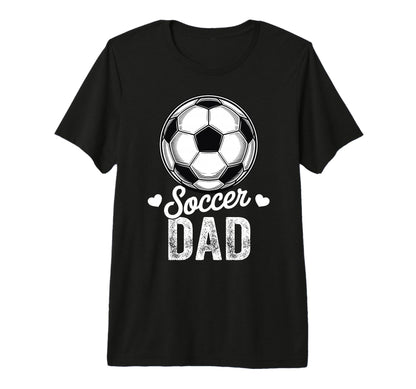 Funny Soccer Dad Mothers Day Tri Blend T-Shirt - Fun Novelty Design Unisex - T-Shirt, Sweatshirt, Hoodie