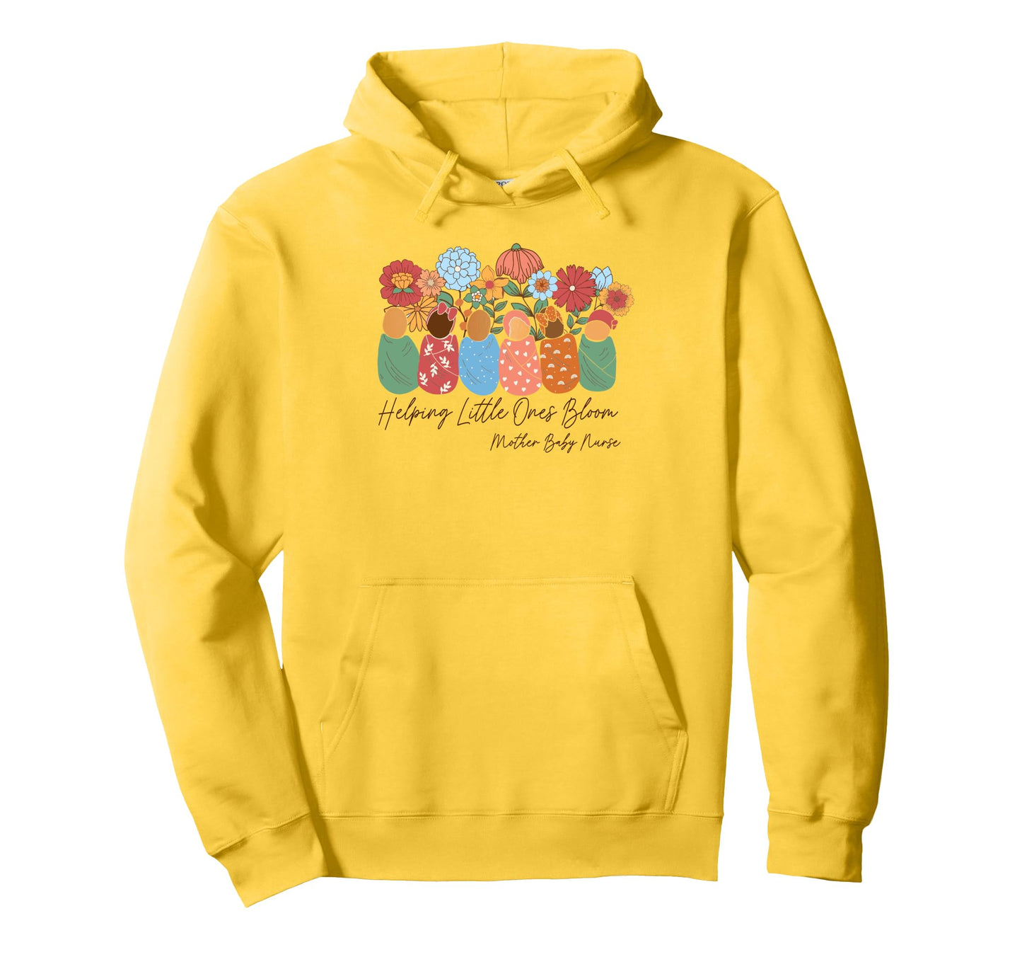 Helping Little Ones Bloom Hoodie - Casual Everyday Wear for Adults - T-Shirt, Sweatshirt, Hoodie