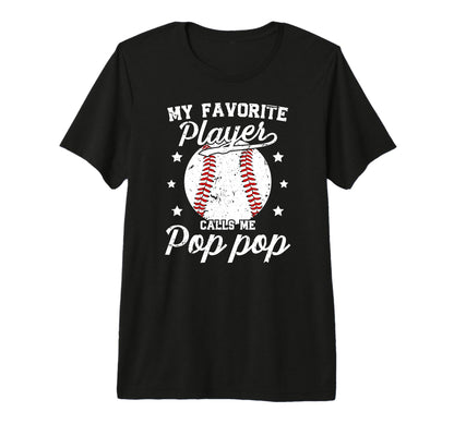 Mens My Favorite Baseball Player Pop T-Shirt - Graphic Print for Adults - T-Shirt, Sweatshirt, Hoodie