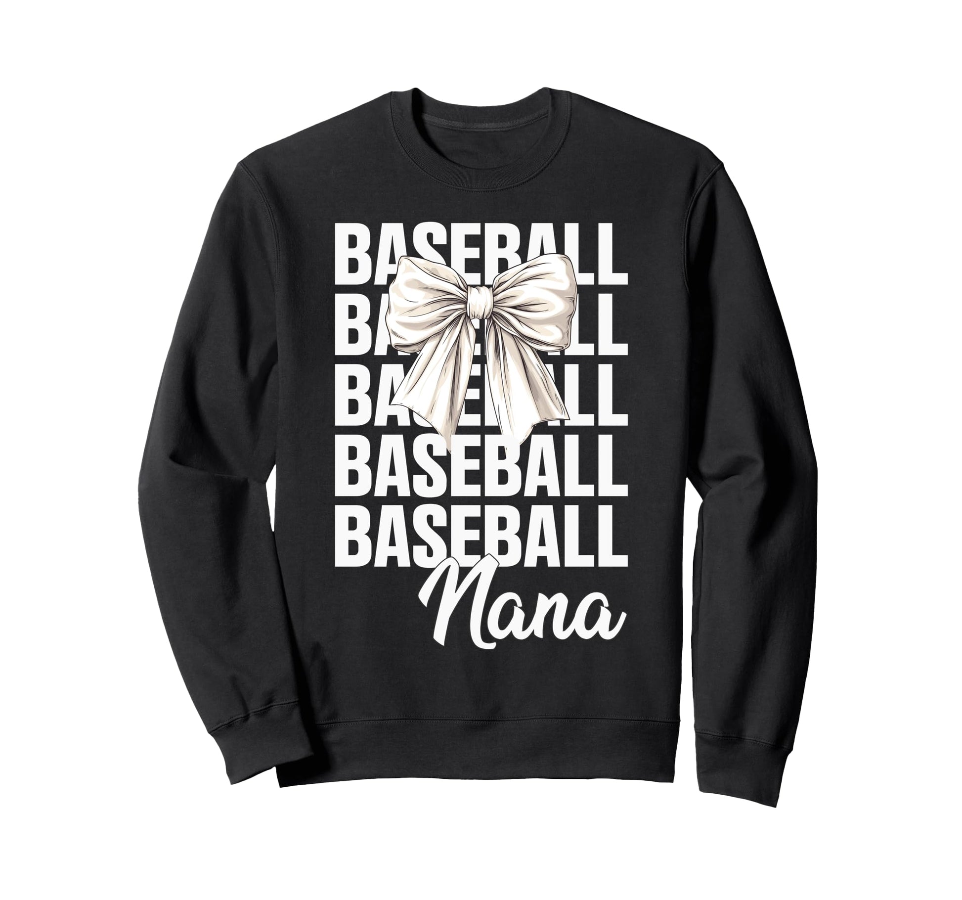 Baseball Nana Baseball Player Stylish Sweatshirt - Graphic Print Unisex - T-Shirt, Sweatshirt, Hoodie