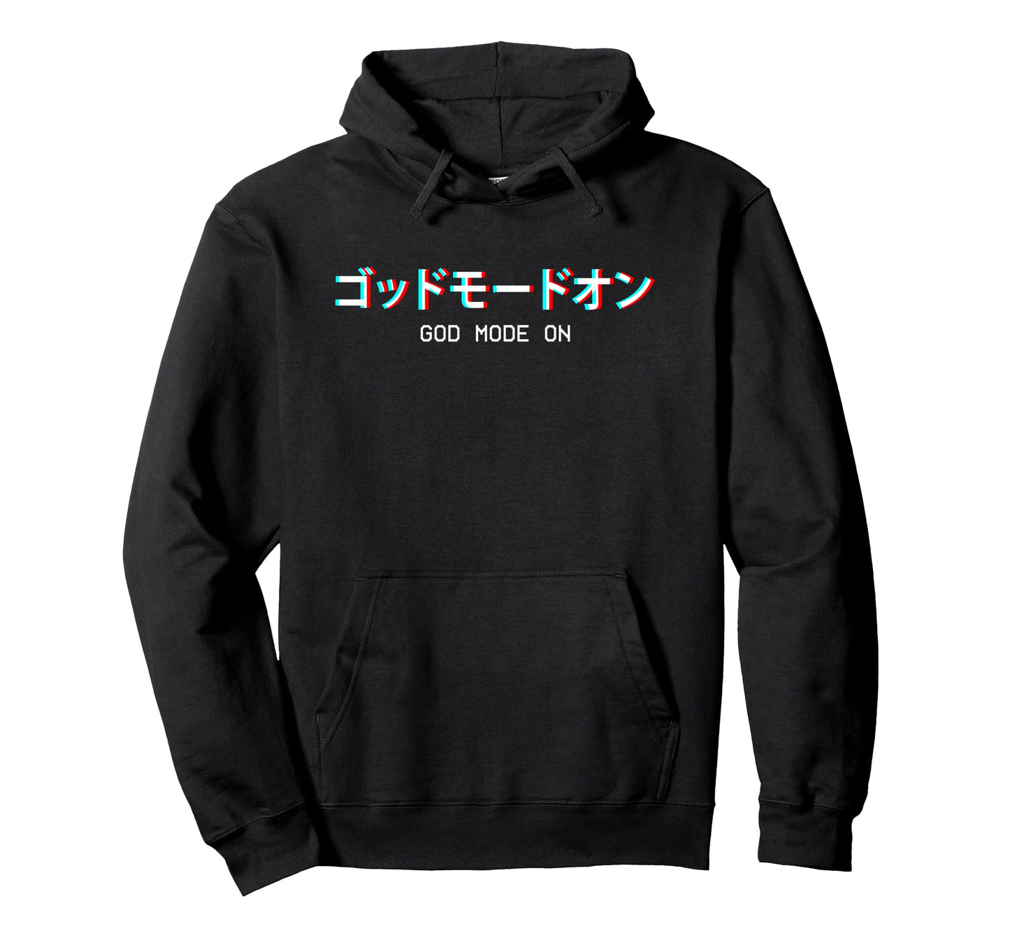 God Mode Japanese Vaporwave Aesthetic Egirl Hoodie - Graphic Print Unisex - T-Shirt, Sweatshirt, Hoodie
