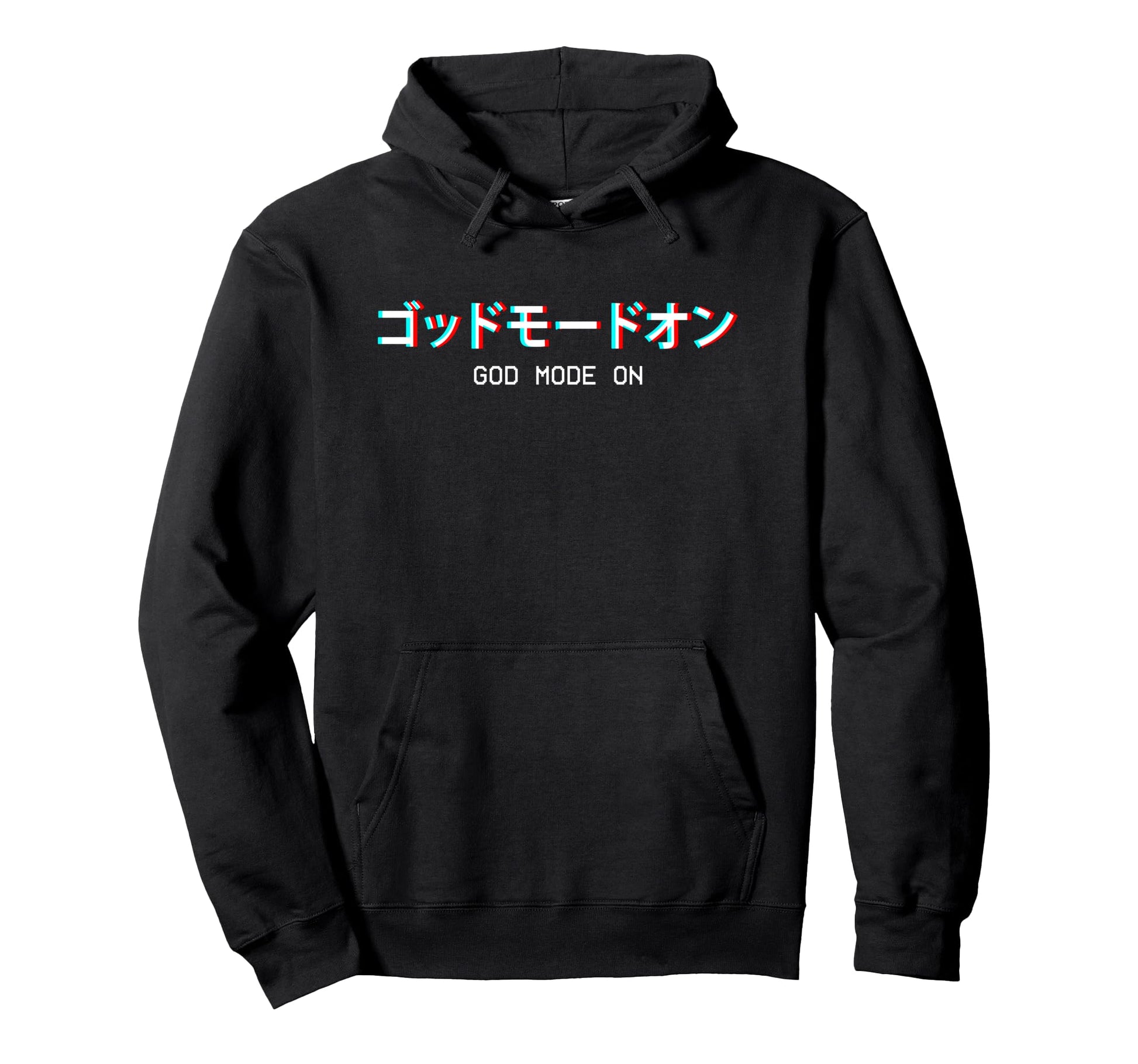 God Mode Japanese Vaporwave Aesthetic Egirl Hoodie - Graphic Print Unisex - T-Shirt, Sweatshirt, Hoodie