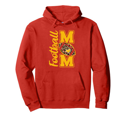 Game Day Leopard Red And Yellow High Hoodie - Fun Novelty Design Unisex - T-Shirt, Sweatshirt, Hoodie