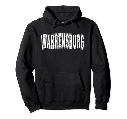 Warrensburg Mo Missouri Usa Sports Varsity Hoodie - Custom Art Print Unisex - T-Shirt, Sweatshirt, Hoodie