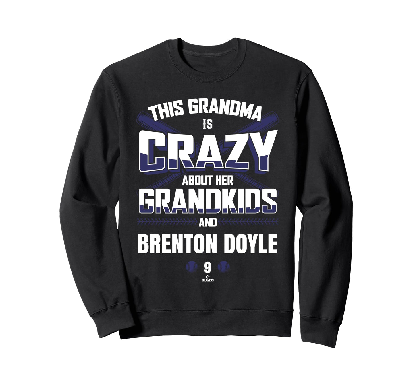 Grandma Crazy Brenton Doyle Sweatshirt - Trendy Graphic for Adults - T-Shirt, Sweatshirt, Hoodie