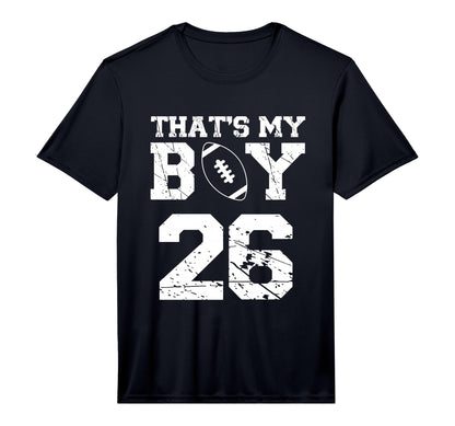Thats My Football 26 Mom Dad Performance T-Shirt - Aesthetic Graphic Unisex - T-Shirt, Sweatshirt, Hoodie
