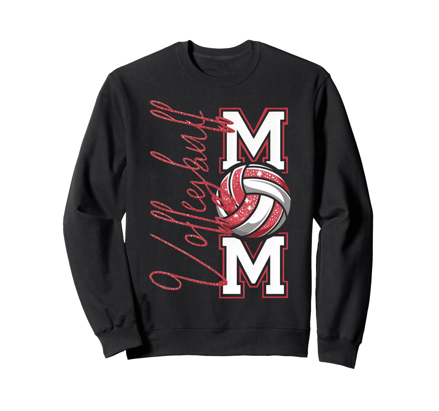 Volleyball Mom Game Day Mama Sweatshirt - Aesthetic Graphic for Adults - T-Shirt, Sweatshirt, Hoodie