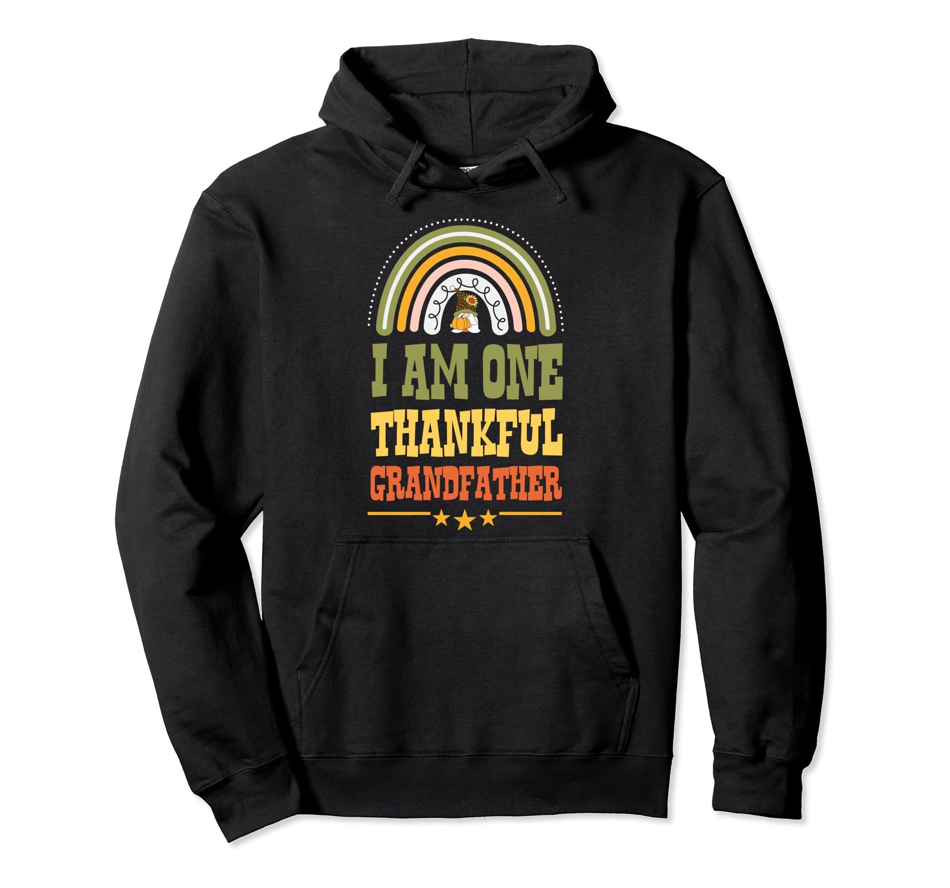 I Am One Thankful Grandfather Hoodie - Minimalist Print for Adults - T-Shirt, Sweatshirt, Hoodie