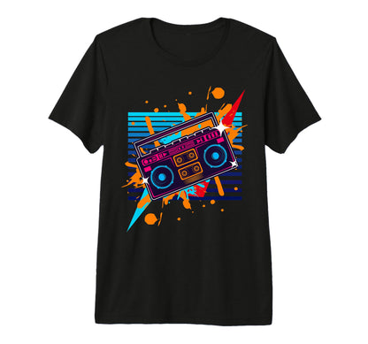Boombox Radio Old School Hip Hop Rap T-Shirt - Streetwear Style Men Women - T-Shirt, Sweatshirt, Hoodie
