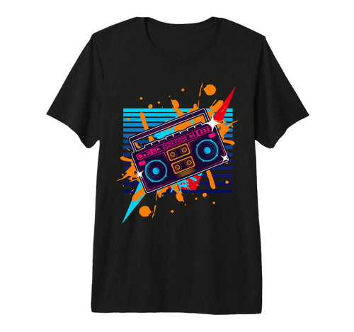 Boombox Radio Old School Hip Hop Rap T-Shirt - Streetwear Style Men Women - T-Shirt, Sweatshirt, Hoodie