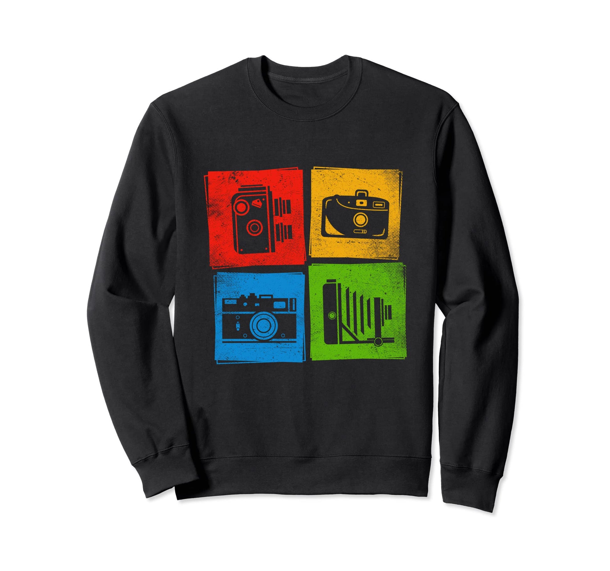 Analog Photography Camera Gear Sweatshirt - Minimalist Print for Adults - T-Shirt, Sweatshirt, Hoodie
