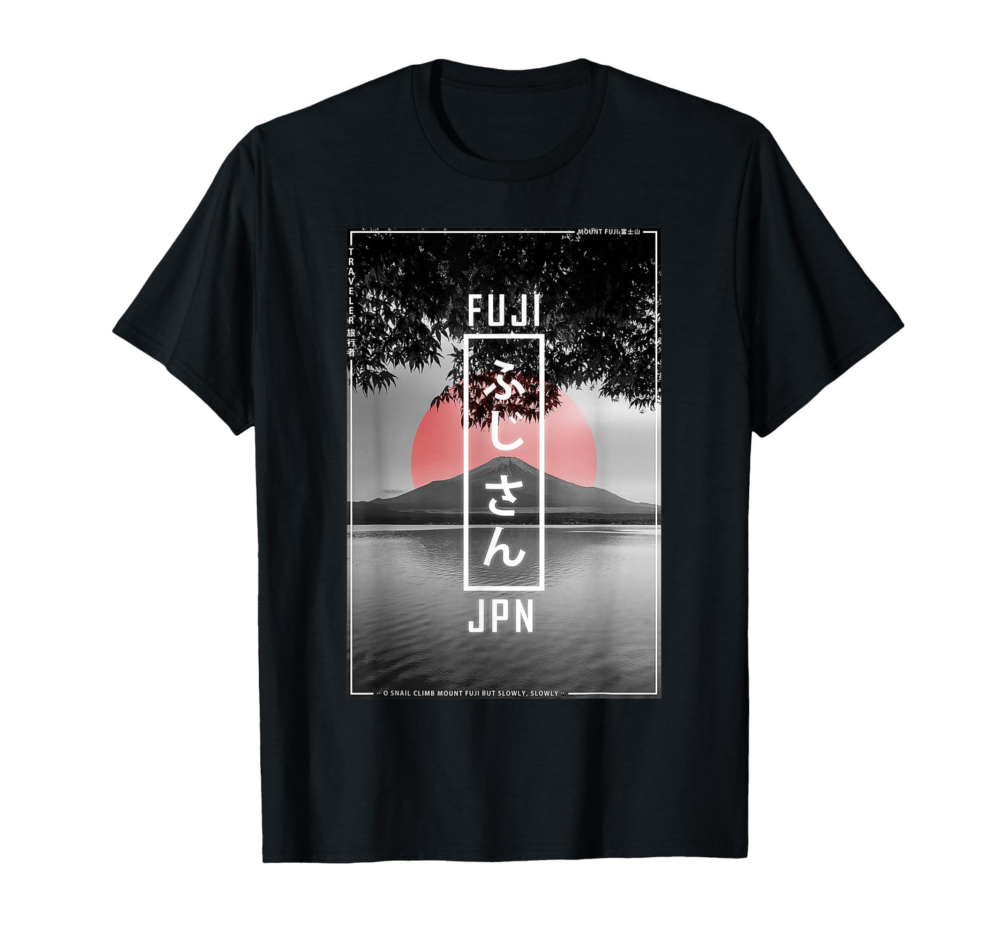 Mount Fuji Japan Lover Japanese 90S T-Shirt - Aesthetic Graphic Men Women - T-Shirt, Sweatshirt, Hoodie