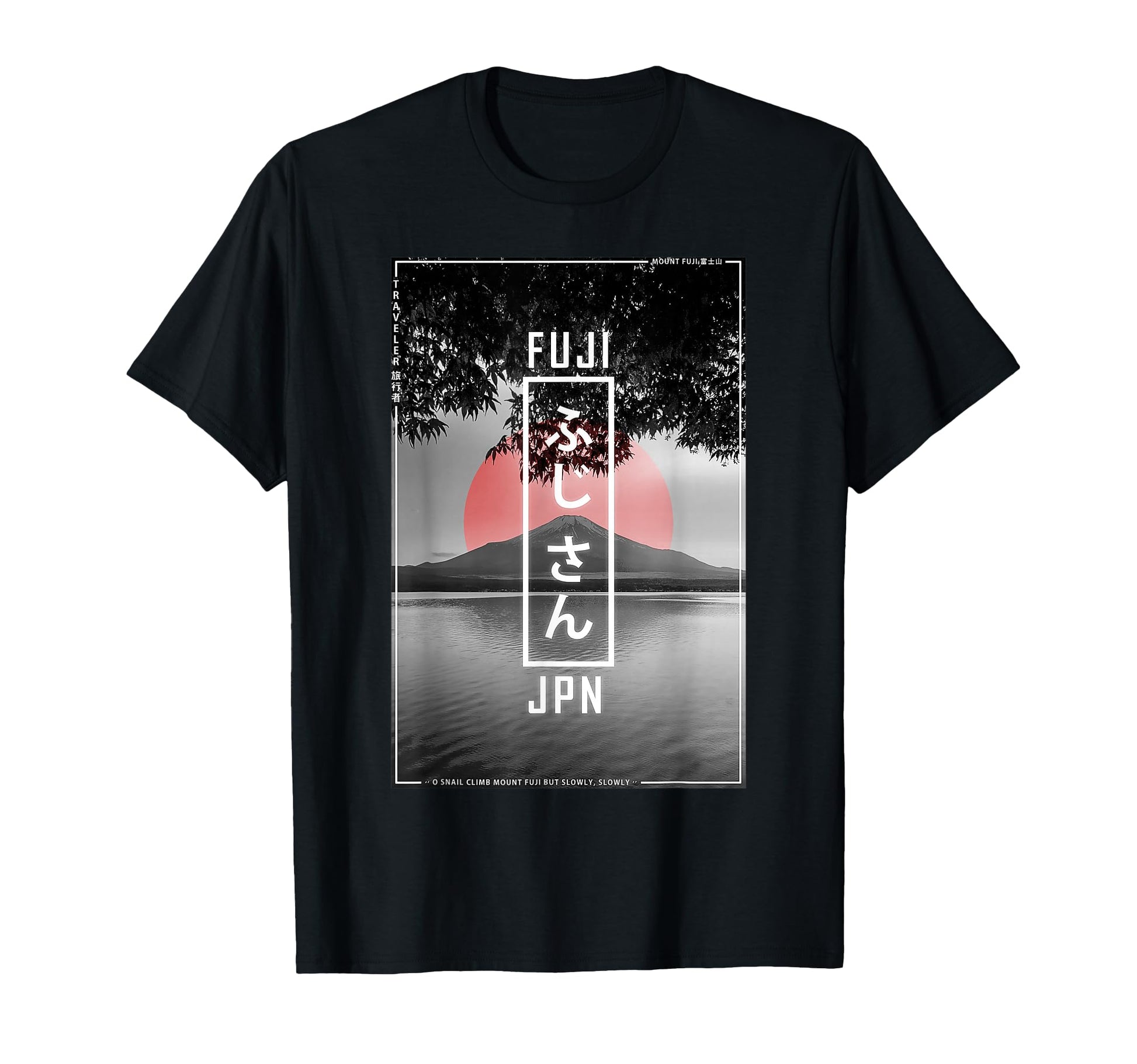 Mount Fuji Japan Lover Japanese 90S T-Shirt - Aesthetic Graphic Men Women - T-Shirt, Sweatshirt, Hoodie