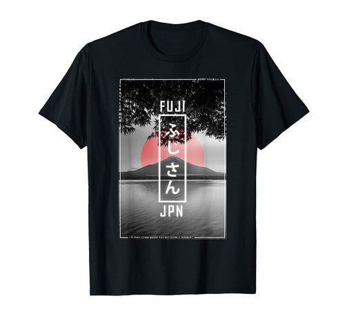 Mount Fuji Japan Lover Japanese 90S T-Shirt - Aesthetic Graphic Men Women - T-Shirt, Sweatshirt, Hoodie
