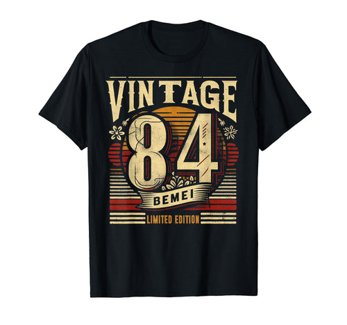 1984 Birthday 84 Born 1984 T-Shirt - Aesthetic Graphic for Adults - T-Shirt, Sweatshirt, Hoodie