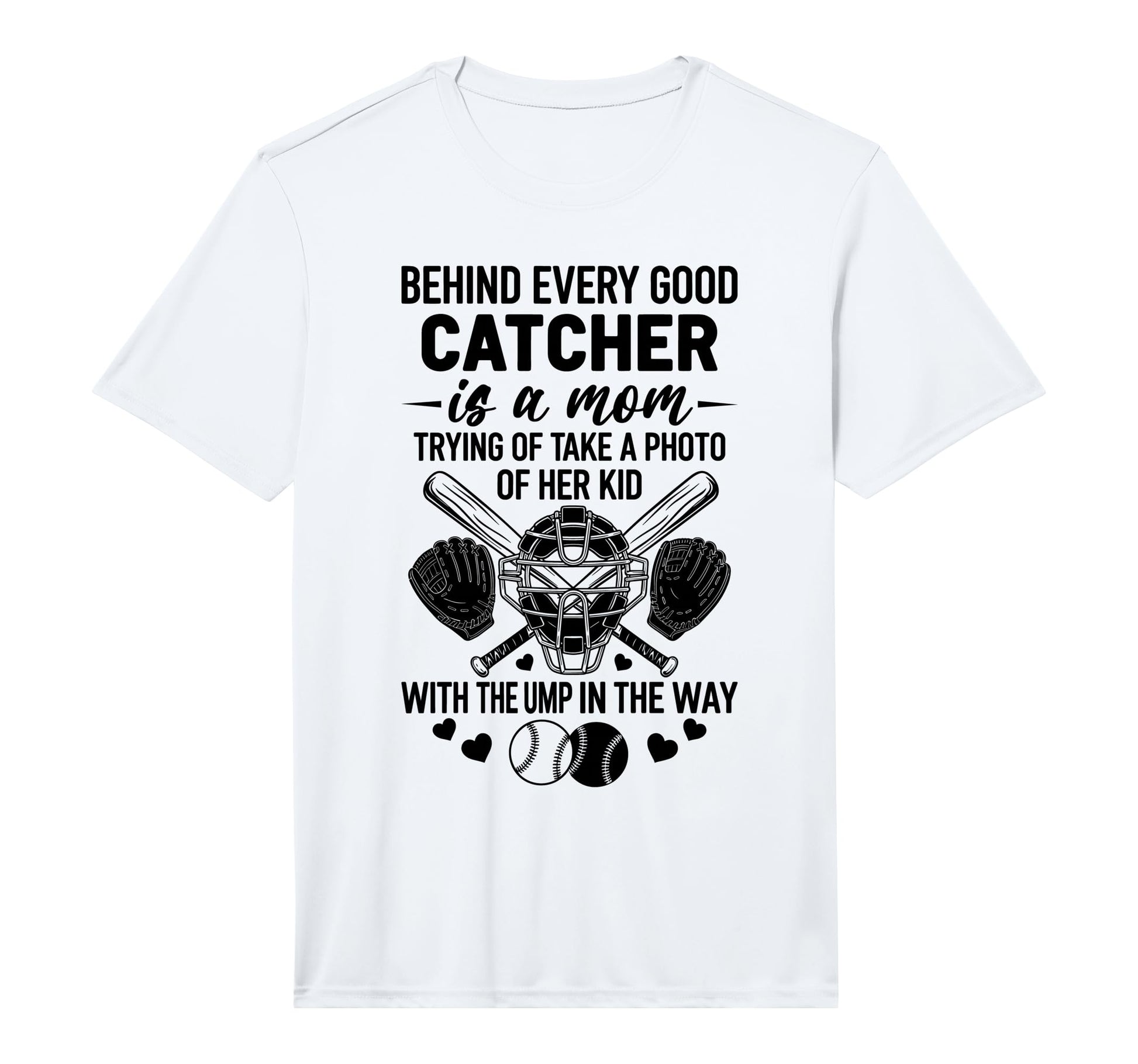 Baseball Catcher Mom Funny Sports T-Shirt - Aesthetic Graphic Men Women - T-Shirt, Sweatshirt, Hoodie