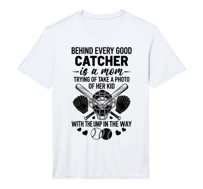 Baseball Catcher Mom Funny Sports T-Shirt - Aesthetic Graphic Men Women - T-Shirt, Sweatshirt, Hoodie