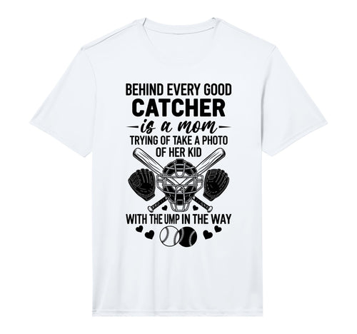 Baseball Catcher Mom Funny Sports T-Shirt - Aesthetic Graphic Men Women - T-Shirt, Sweatshirt, Hoodie
