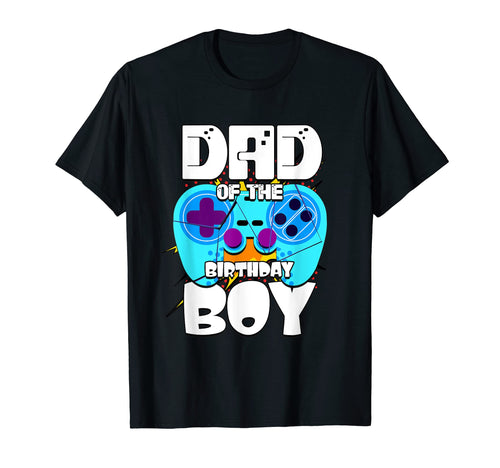 Dad Birthday Matching Video Gamer T-Shirt - Minimalist Print Men Women - T-Shirt, Sweatshirt, Hoodie