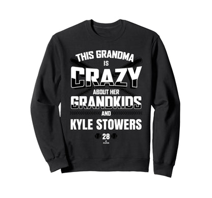 Grandma Crazy Kyle Stowers Miami Sweatshirt - Aesthetic Graphic for Adults - T-Shirt, Sweatshirt, Hoodie