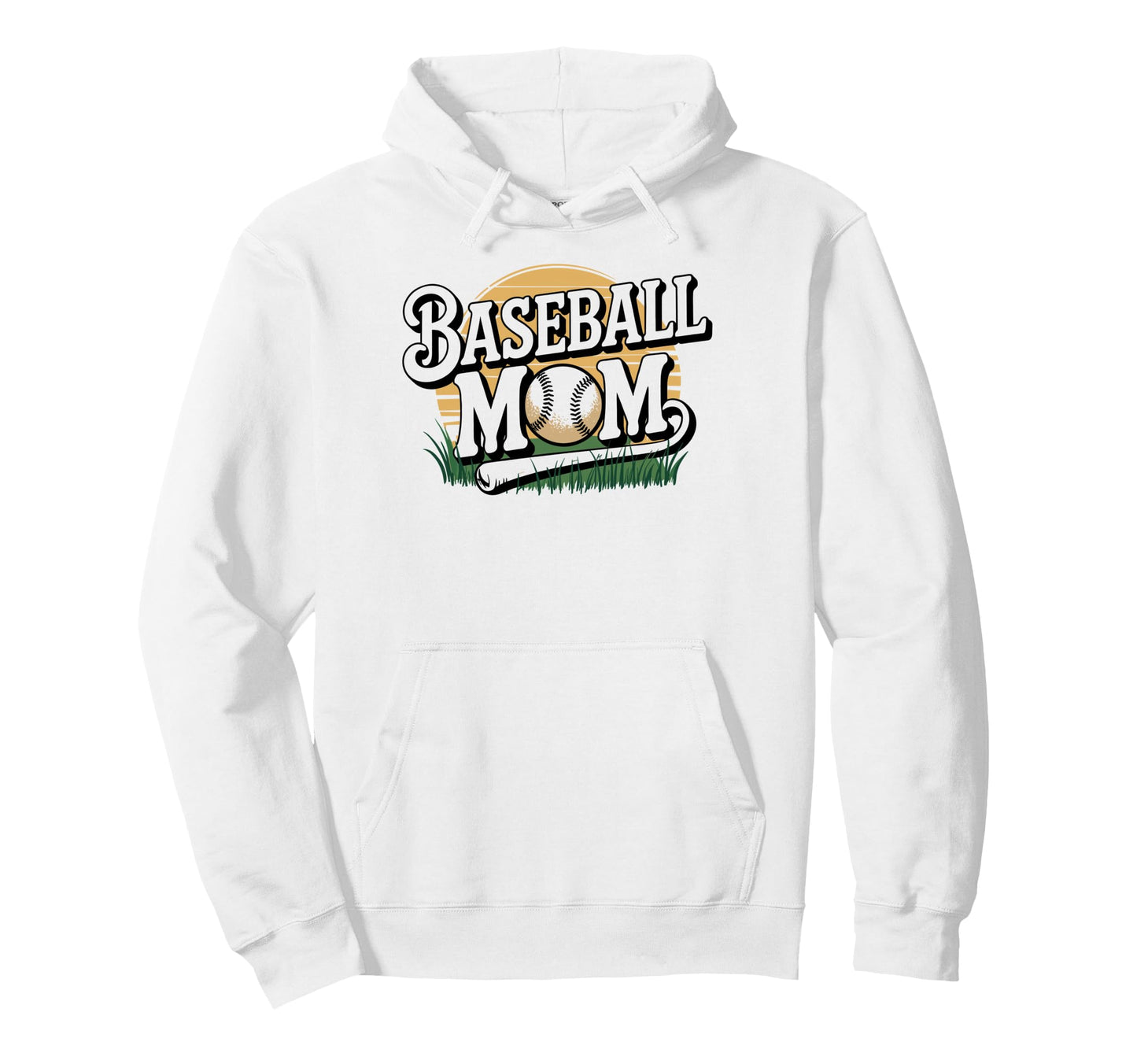 Baseball Mom Game Day Hoodie - Streetwear Style for Adults - T-Shirt, Sweatshirt, Hoodie