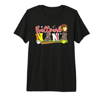 Ballpark Nana Softball Baseball Nana T-Shirt - Unique Graphic for Adults - T-Shirt, Sweatshirt, Hoodie
