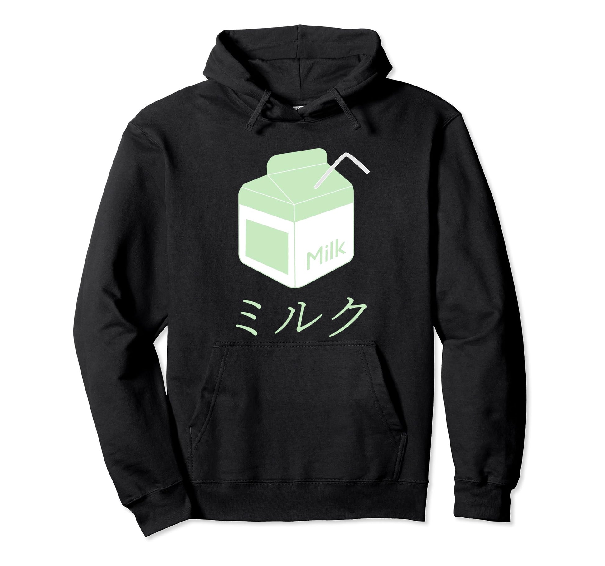Aesthetic Japanese Milk Carton Hoodie - Custom Art Print for Adults - T-Shirt, Sweatshirt, Hoodie