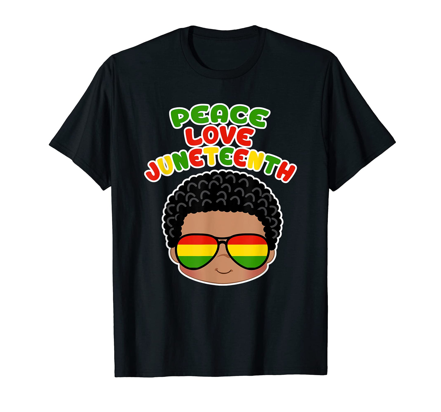 Juneteenth Melanin Black Leader Peace T-Shirt - Graphic Print for Adults - T-Shirt, Sweatshirt, Hoodie