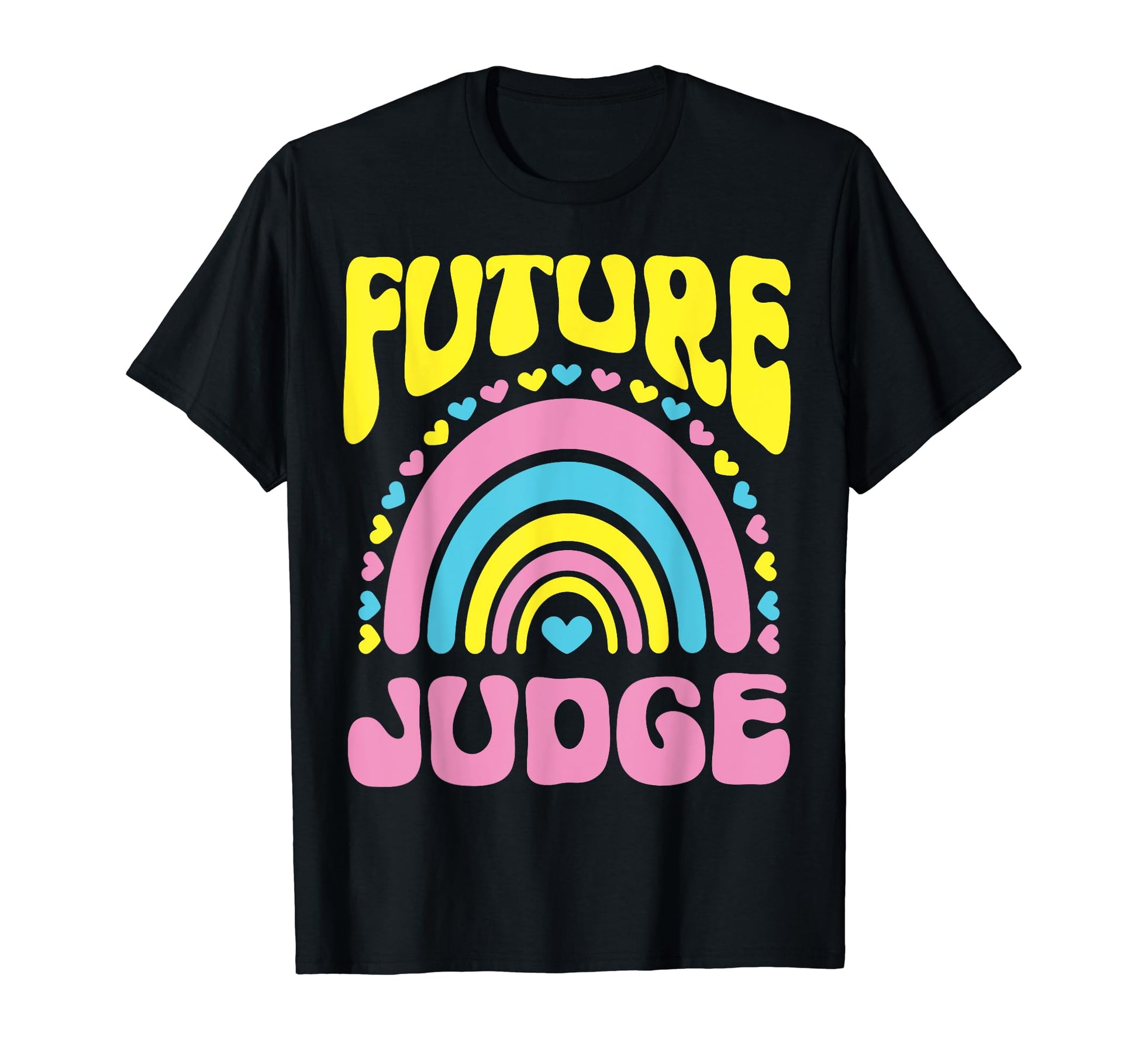 Future Judge Bright Rainbow T-Shirt - Aesthetic Graphic Men Women - T-Shirt, Sweatshirt, Hoodie