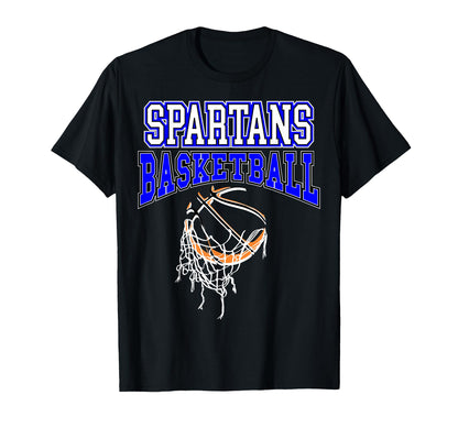 Spartans Basketball Mom Sports Game T-Shirt - Trendy Graphic for Adults - T-Shirt, Sweatshirt, Hoodie